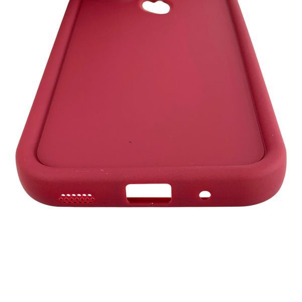 Чохол силіконовий Soft Touch для Samsung Galaxy A11 бордовий (Повний захист камери) 0053971 фото