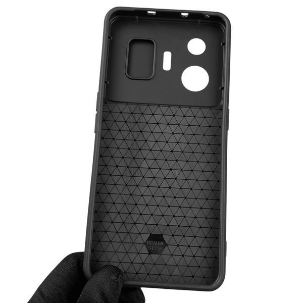 Чехол для Realme GT Neo 5 бронированный с кольцом со шторкой на реалми гт нео 5 чёрный rg1 0015681 фото