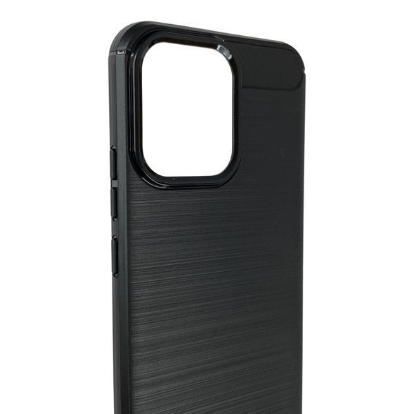 Чехол для Oppo Reno 15F 5G черный карбон (карбон, противоударный) 0060048 фото