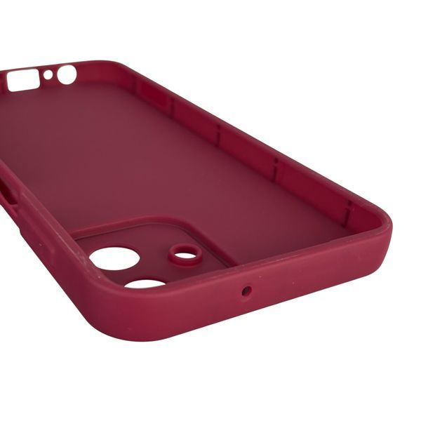 Чехол силиконовый оригинальный Soft Touch с 3D принтом мема сибу для Samsung Galaxy A07 4G (SM-A075F) бордовый (Полная защита камеры) 0047451 фото