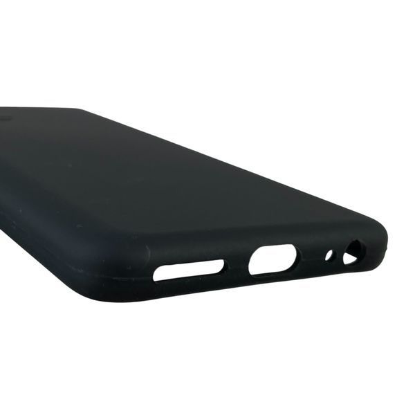 Чохол для Motorola Moto G32 (PAUU0013RS) силіконовий з мікрофіброю нековзний на моторола г32 чорний 0031782 фото