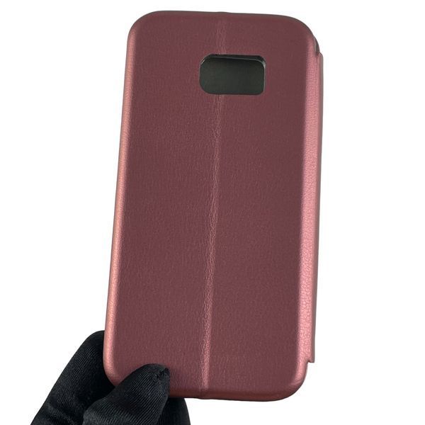 Чохол-книжка для Samsung Galaxy S7 EDGE (SM-G935) з підставкою на самсунг с7 едж бордова 0008497 фото