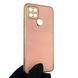 Чехол для OPPO A15 с защитой камеры с золотой окантовкой на оппо а15 пудровый gs1 0019546 фото 1