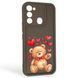 Чехол силиконовый Soft Touch с 3D принтом милый мишка для Tecno Spark Go (KG5m) коричневый (Полная защита камеры) 0045077 фото 1