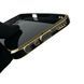 Чехол для Realme C35 с защитой камеры с золотой окантовкой на реалми с35 черный gs1 0019645 фото 5