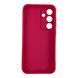 Чехол силиконовый Soft Touch для Samsung Galaxy S25 Plus малиновый (Полная защита камеры) 0054172 фото 2