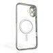 Чехол для Apple iPhone 16 Plus с линзами на камере с MagSafe на айфон 16 плюс серебряный 0034418 фото 2