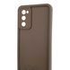 Чехол силиконовый Soft Touch для Samsung Galaxy S20 FE коричневый (Полная защита камеры) 0054021 фото 4