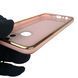 Чехол для OPPO A15 с защитой камеры с золотой окантовкой на оппо а15 пудровый gs1 0019546 фото 3