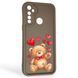 Чехол силиконовый Soft Touch с 3D принтом милый мишка для Realme C3 коричневый (Полная защита камеры) 0044916 фото 1