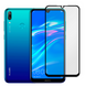 Захисне скло для телефона Huawei Y7 2019 протиударне повноекранне на хуавей у7 2019 чорне 0038183 фото 1