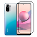 Защитное стекло для телефона Xiaomi Redmi Note 10S противоударное полноэкранное на сяоми редми нот 10с черное 0038902 фото 1