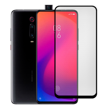 Защитное стекло МАТОВОЕ для телефона Xiaomi Mi 9T противоударное полноэкранное на сяоми ми 9т черное 0039078 фото