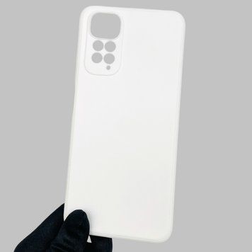 Чохол для Xiaomi Redmi Note 11S із квадратними гранями із захистом камери на сяомі редмі нот 11с білий 0001504 фото