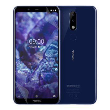 Плёнка гидрогелевая для Nokia 5.1 Plus МАТОВАЯ на нокиа 5.1 плюс прозрачная 0006193 фото