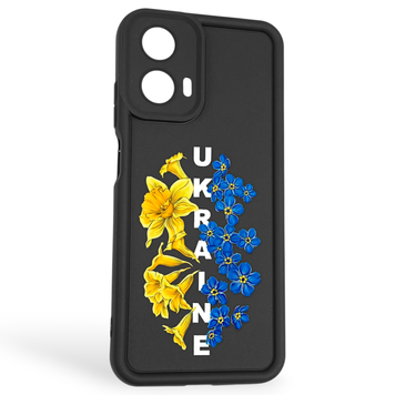 Чохол силіконовий Soft Touch з 3D принтом для Motorola Moto G24 (PB1E0003RS) чорний (Повний захист камери) 0041746 фото