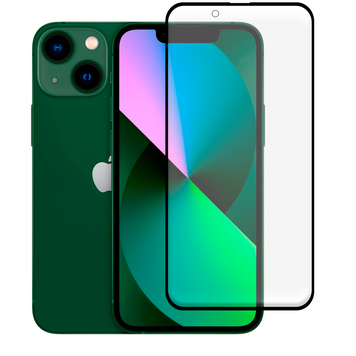 Защитное стекло МАТОВОЕ для телефона Apple iPhone 13 Mini противоударное полноэкранное на айфон 13 мини черное 0038945 фото