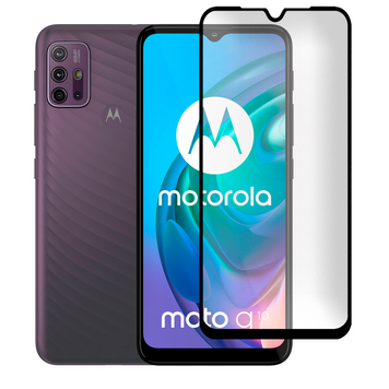Захисне скло МАТОВЕ для телефона Motorola Moto G10 (789437) протиударне повноекранне на моторола г10 чорне 0039001 фото