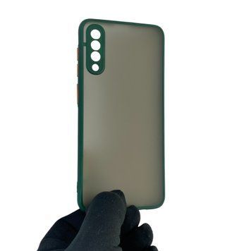 Чехол для телефона Samsung Galaxy A50 (SM-A505F) с высокими бортами защитой камеры самсунг а50 темно-зеленый 0026053 фото