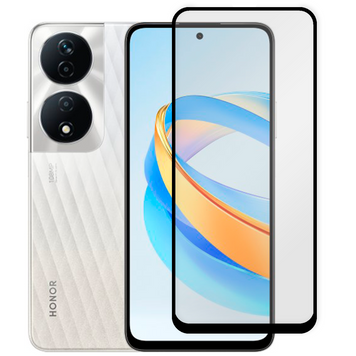 Захисне скло 6D OG для телефона Honor X7B повноекранне протиударне на хонор X7B чорне 0014006 фото