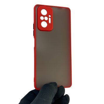 Чехол для телефона Xiaomi Redmi Note 10 Pro 4G с высокими бортами на сяоми редми нот 10 про красный 0026245 фото