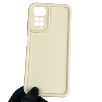 Чохол силіконовий Soft Touch для Xiaomi Redmi Note 11s молочний (Повний захист камери) 0039961 фото