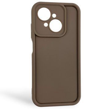Чехол силиконовый Soft Touch для Tecno Spark Go 2025 коричневый (Полная защита камеры) 0054461 фото
