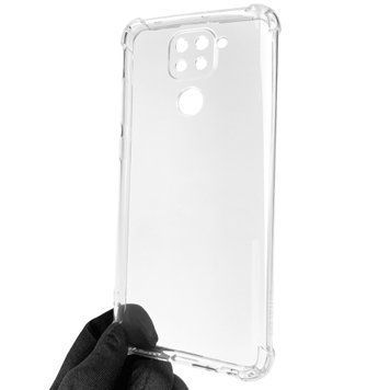 Чохол для Xiaomi Redmi Note 9 з бронь кутами кути вище екрана протиударний на сяомі редмі нот 9 прозорий 0000452 фото
