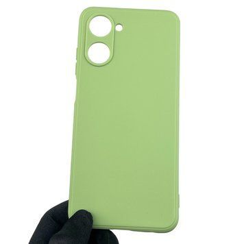 Чехол для Realme 10 4G с квадратными гранями с защитой камеры на реалми 10 4г фисташковый 0012481 фото