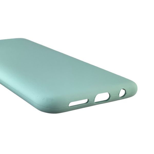 Чехол для Samsung Galaxy A50 (SM-A505F) силиконовый с микрофиброй нескользящий на самсунг а50 бирюзовый 0031979 фото