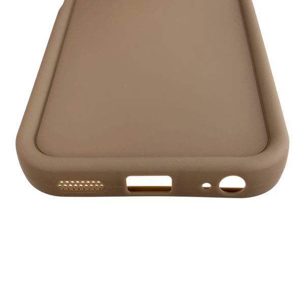 Чехол силиконовый Soft Touch для Tecno Spark Go 2025 коричневый (Полная защита камеры) 0054461 фото