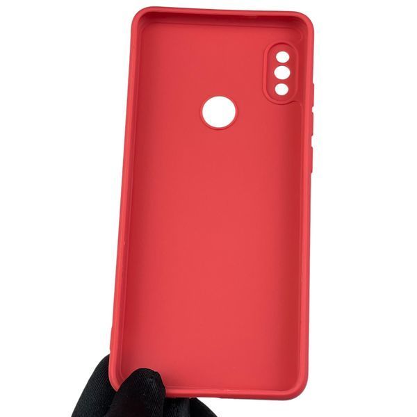 Чохол для Xiaomi Redmi Note 5 з квадратними гранями із захистом камери на сяомі редмі нот 5 червоний 0012883 фото