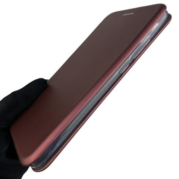 Чехол-книжка для Xiaomi Redmi 7 с подставкой на сяоми редми 7 бордовая 0001611 фото