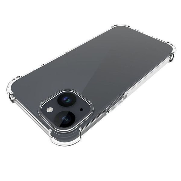 Прозрачный чехол для Apple iPhone 15 с углами-амортизаторами с защитой камеры противоударный (эпл айфон 15) 0061370 фото