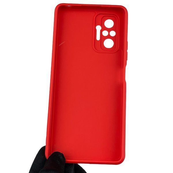 Чохол для Xiaomi Redmi Note 10 Pro з квадратними гранями із захистом камери на сяомі редмі нот 10 про червоний 0012783 фото