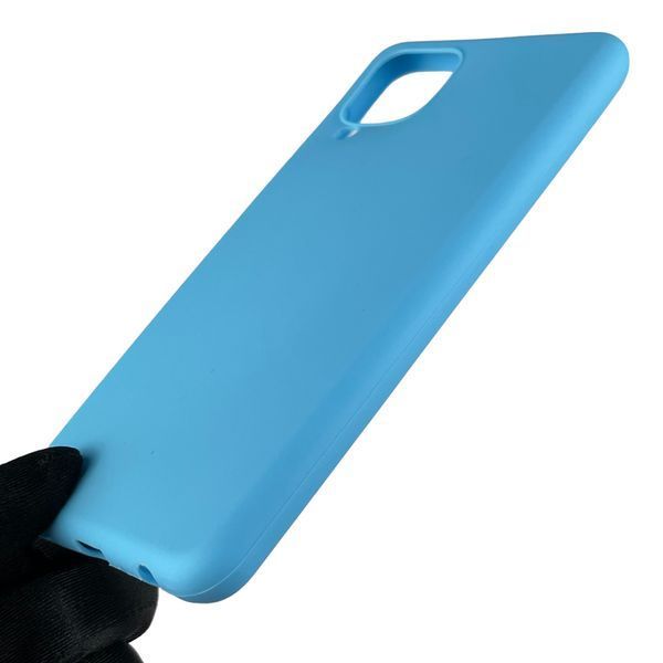 Чохол для Samsung Galaxy M32 4G SM-M325F однотонний матовий силіконовий на самсунг м32 4г блакитний 0000149 фото