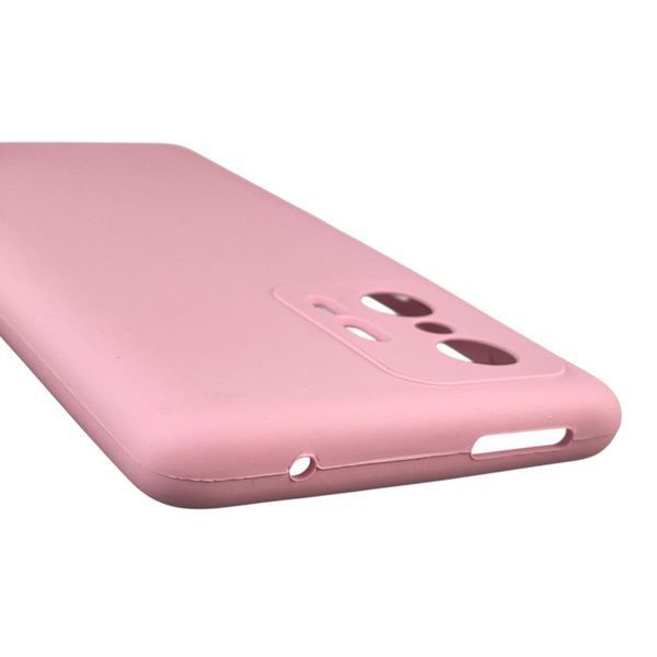 Чехол для Xiaomi 11T Pro силиконовый с микрофиброй нескользящий на сяоми 11т про розовый 0032412 фото