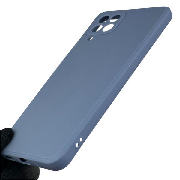 Чехол для Samsung Galaxy M53 5G (SM-M536B) с квадратными гранями с защитой камеры на самсунг м53 голубой 0012631 фото