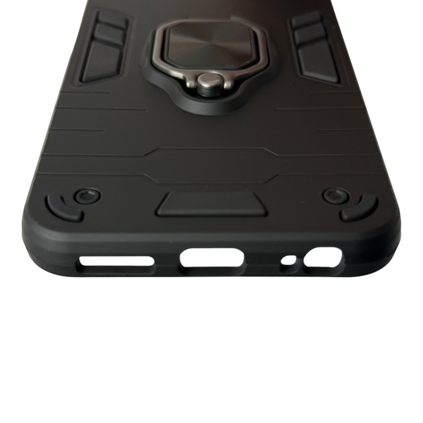 Чохол для телефона Infinix Smart 10 Plus (X6725B) броньований з магнітним кільцем та захистом камери чорний 0051101 фото