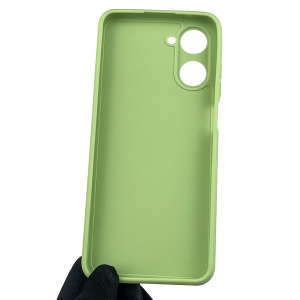 Чехол для Realme 10 4G с квадратными гранями с защитой камеры на реалми 10 4г фисташковый 0012481 фото