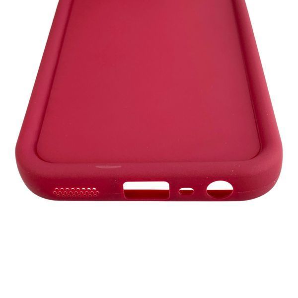 Чехол силиконовый Soft Touch для Oppo A73 бордовый (Полная защита камеры) 0054293 фото