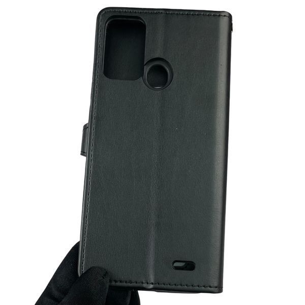 Чохол-книжка для ZTE Blade A52 з магнітною застібкою з підставкою на зте блейд а52 чорна 0011980 фото