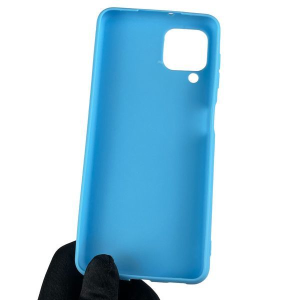 Чохол для Samsung Galaxy M32 4G SM-M325F однотонний матовий силіконовий на самсунг м32 4г блакитний 0000149 фото
