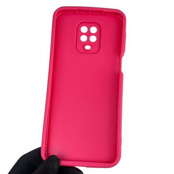 Чехол силиконовый оригинальный Soft Touch с 3D принтом мема сибу для Xiaomi Redmi Note 9s малиновый (Полная защита камеры) 0048004 фото