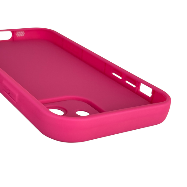 Чохол силіконовий Soft Touch для Apple iPhone 12 малиновий (Повний захист камери) 0039354 фото