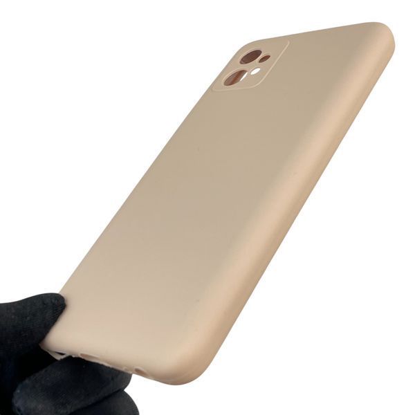 Чохол для Motorola Moto G32 (PAUU0013RS) силіконовий з мікрофіброю нековзний на моторола г32 пудровий 0031783 фото