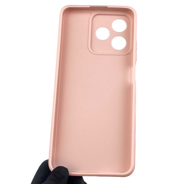 Чехол для Realme C51 с квадратными гранями с защитой камеры на реалми с51 пудровый 0012531 фото