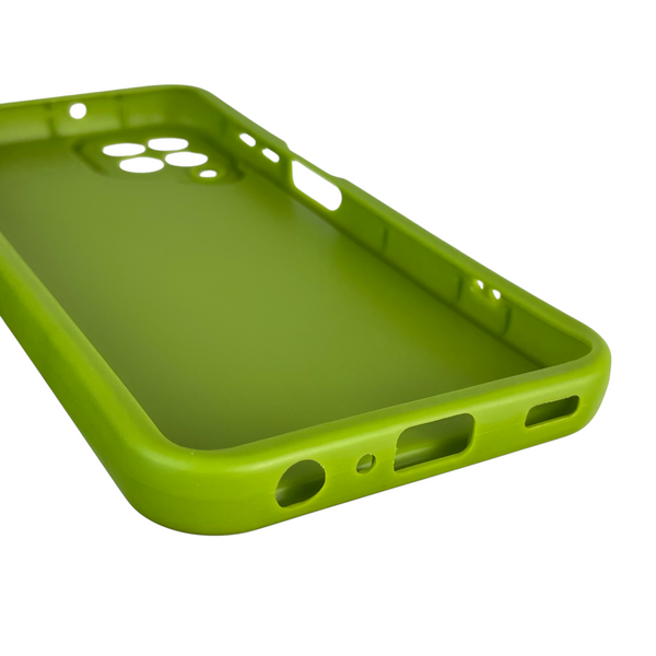 Чохол силіконовий Soft Touch з 3D принтом жіночим для Samsung Galaxy M22 4G (SM-M225F) салатовий (Повний захист камери) 0042690 фото