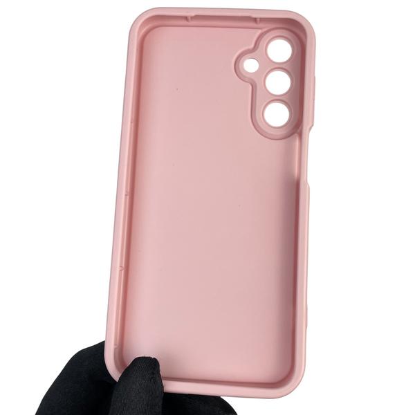 Чохол силіконовий Soft Touch з 3D принтом для Samsung Galaxy A15 (SM-A155M) пудровий (Повний захист камери) 0041905 фото