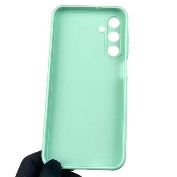 Чехол для Samsung Galaxy A25 5G (SM-A256B) с квадратными гранями с защитой камеры на самсунг а25 мятный 0012581 фото